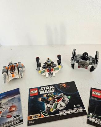 tre set LEGO Star Wars Microfighters