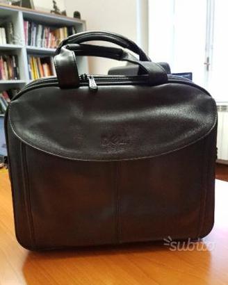 Borsa in vera pelle DELL per computer e documenti