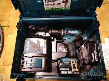 Trapano avvitatore Makita DHP485RTJ 18V percussion