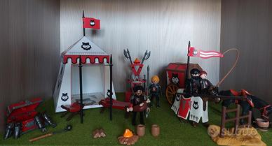 Playmobil Knights Accampamento Cavalieri del Lupo