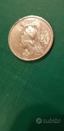 Moneta 20 Dracma 1973 Athena