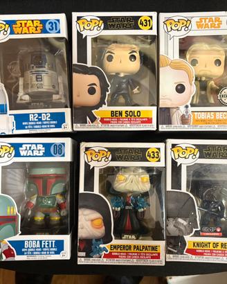 Lotto 6 Funko Pop! Star Wars