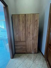 Armadio a due ante legno