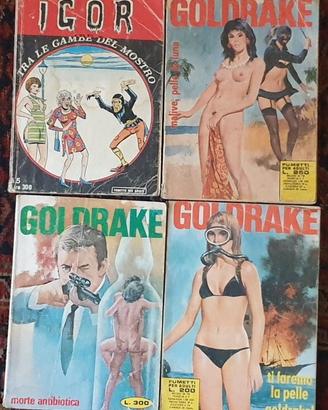 Lotto 4 fumetti anni '70 Igor Goldrake