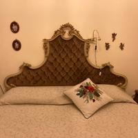 Letto matrimoniale stile veneziano con materasso