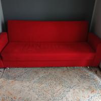 Divano letto contenitore dim.220x80 prezzo trattab