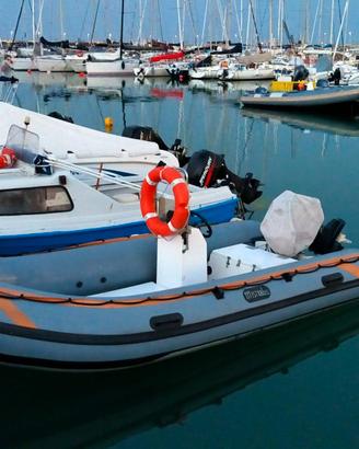Gomm.Mistral4.5m+Yamaha25/35CV+Carrello Stradale