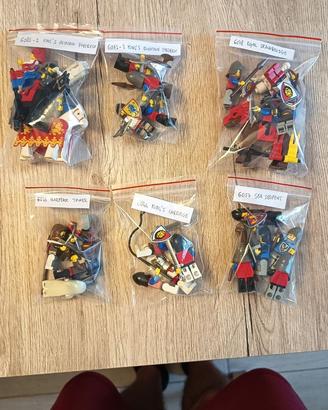 Lotto LEGO Castle anni 80-90 minifigure-accessori