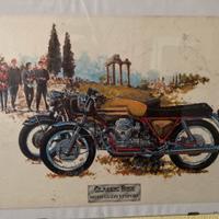 Ampia collezione di poste e stampe auto e moto