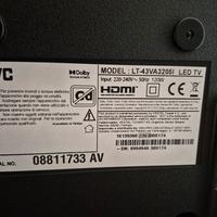 televisore led jvc 43"