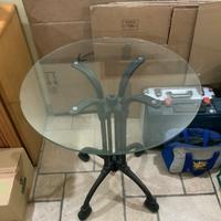 TAVOLINO IN VETRO da giardino