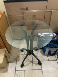 TAVOLINO IN VETRO da giardino