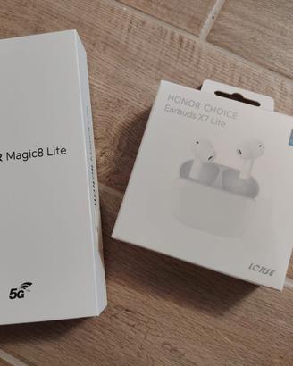 Honor Magic8 Lite 512gb + Cuffie Nuove