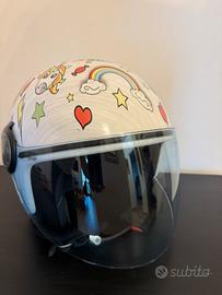 Casco jet bambina Grex/Nokangroup Unicorn taglia S