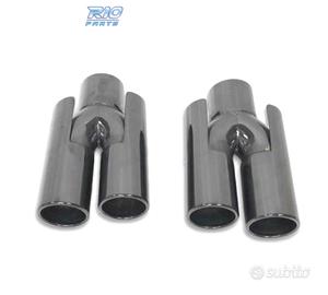 TERMINALI SCARICO BMW E60 E90 E92 E93 F10 F30 NERO
