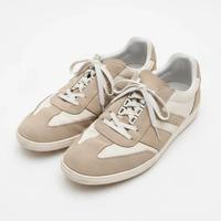 Sneakers Lumberjack in Suede e Tela – Beige/Panna