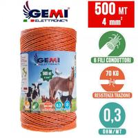 Filo Per Recinto Elettrico 500 MT 4 Mm²