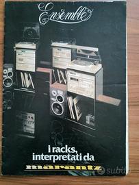 Depliant pubblicitario Marantz anni '80