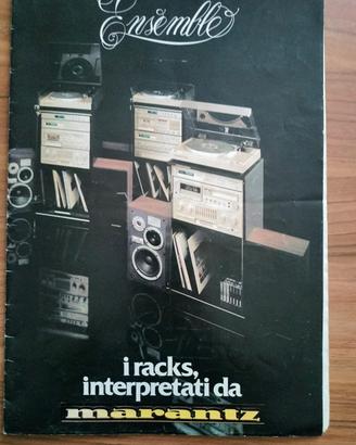 Depliant pubblicitario Marantz anni '80