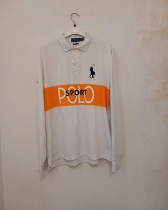 Polo Polo Ralph Lauren bianca Sport taglia L