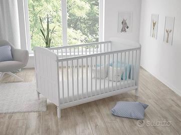 Lettino bambini evolutivo 0 - 5 anni + Materasso