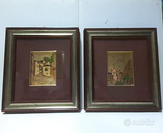 Quadri in foglia oro