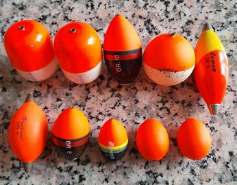 Galleggianti da pesca piombati 