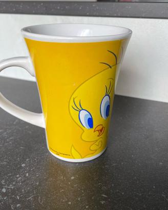Looney Tunes Tazza gialla nuova