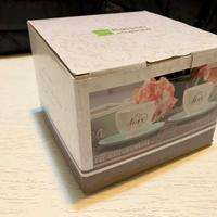 Set 2 Tazze da The LOVE Maison et Cadeaux - NUOVE