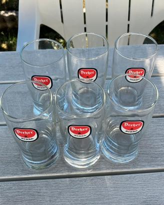 6 bicchieri birra Dreher