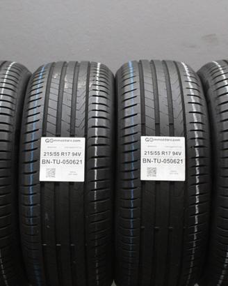 4 Pneumatici 215/55 R17 Pirelli Cinturato P7 C2