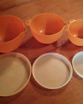 Multicontenitore in plastica con coperchi