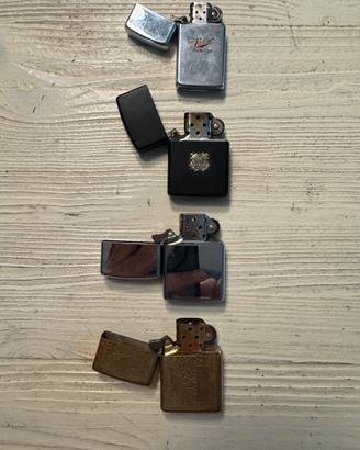 Lotto 4 Zippo Originali USA Vintage (1990-2009)