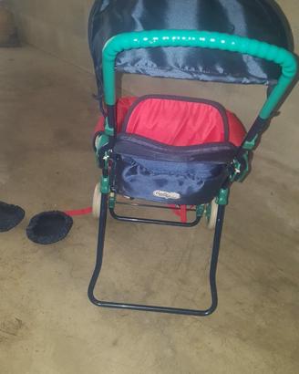 Zaino porta bimbo/a trekking con ruote