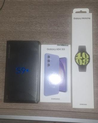 S9 plus a 54 e orologio