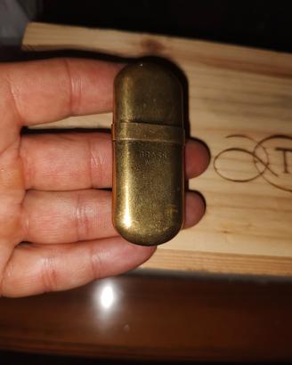 Accendino d'epoca inizi 1900 ottone