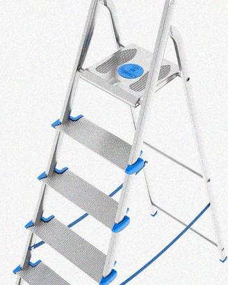 Scala ATLANTICA in alluminio con vaschetta portaog