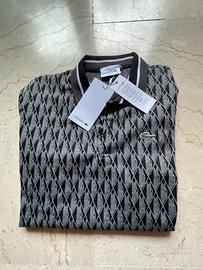 Polo Lacoste Monogram Geometrico-Taglia XL