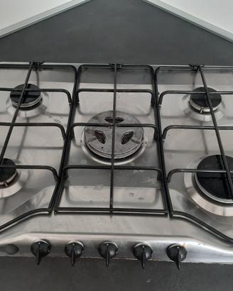 Piano cottura a gas Zanussi 5 fuochi