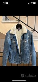 Giubbotto jeans con pelliccia Tommy