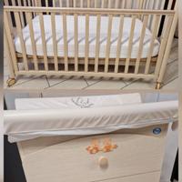 Culla lettino, fasciatoio Pali e materasso