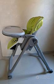 Seggiolone Chicco Polly Magic Relax Grigio/Verde