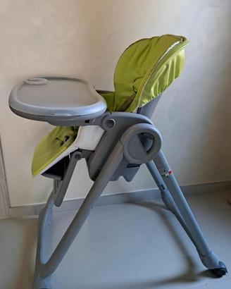 Seggiolone Chicco Polly Magic Relax Grigio/Verde