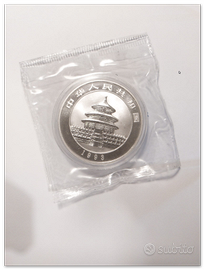 1993 China 10 YUAN Panda Coin Panda Silver