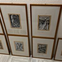 Raro Set di 7 Opere "Divina Commedia" Kurt Stefan