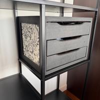 Cassettiera nera