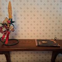 Elegante mensola stile ‘800 in legno massello 
