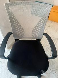 Sedia da ufficio ergonomica in rete – regolabile