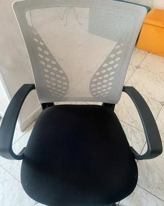 Sedia da ufficio ergonomica in rete – regolabile