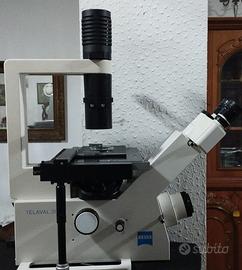 ZEISS  AXIOVERT TELEVAL31 CON nr.2 GUIDA OGGETTI